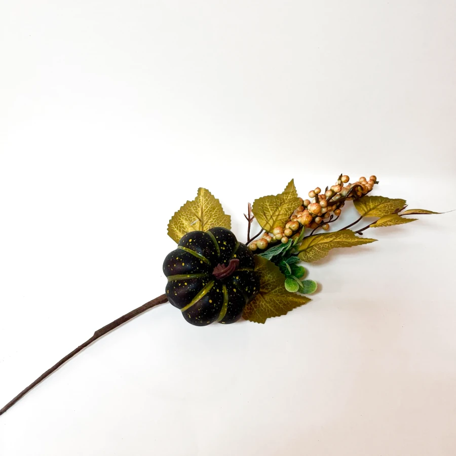 Декоративна гілка Autumn Grace, 34 см, коричнева