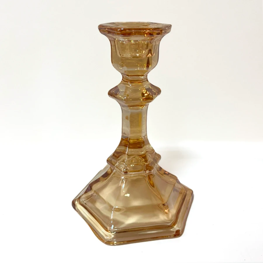 Підсвічник Golden Grace, 15 см, скло, золотистий