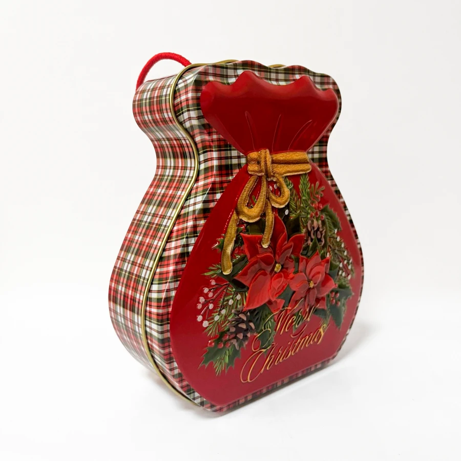 Подарункова металева коробка Santa Bag