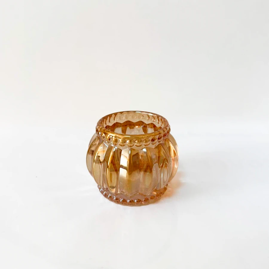 Підсвічник Golden Glow, 5 см, скло, золотистий
