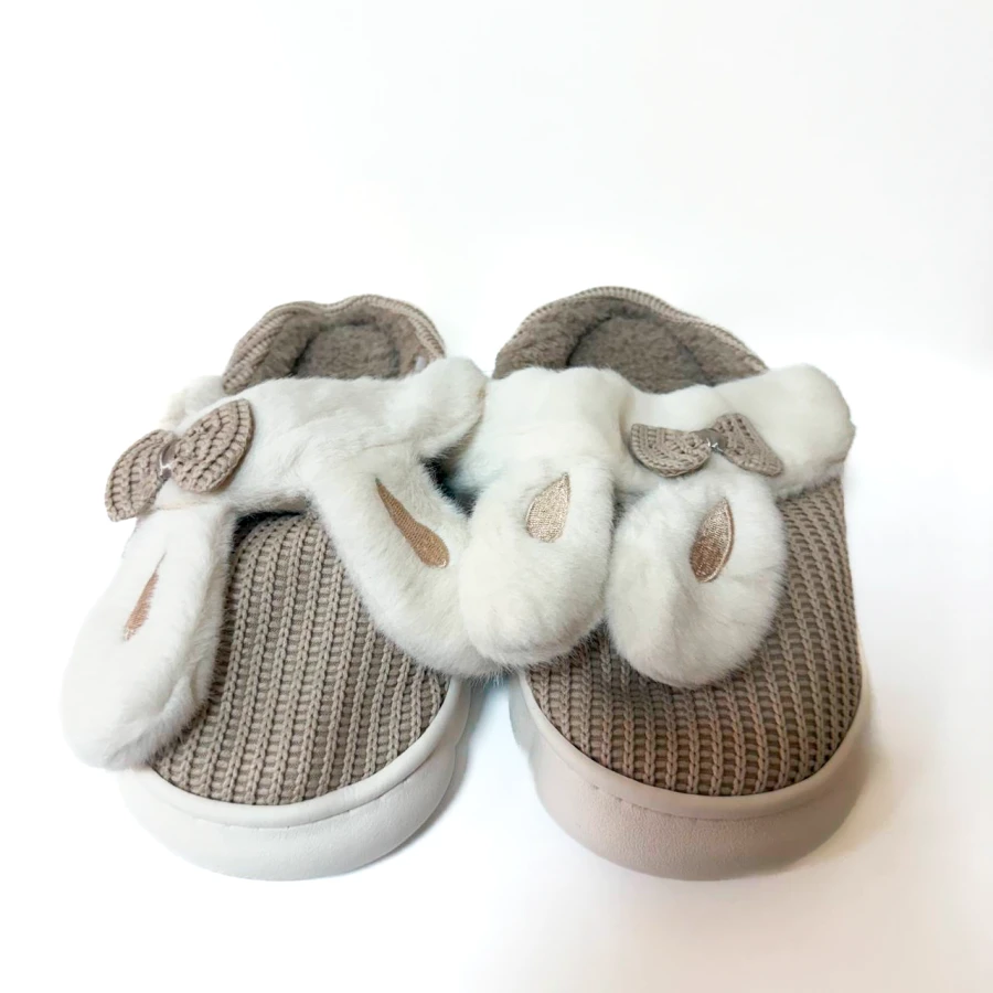 Дитячі капці Bunny Soft, розмір 30–35, бежеві