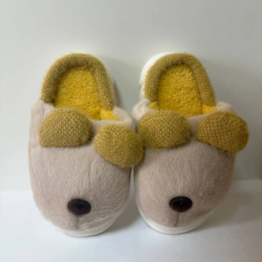 Дитячі капці Funny Ears, розмір 30–35, капучино