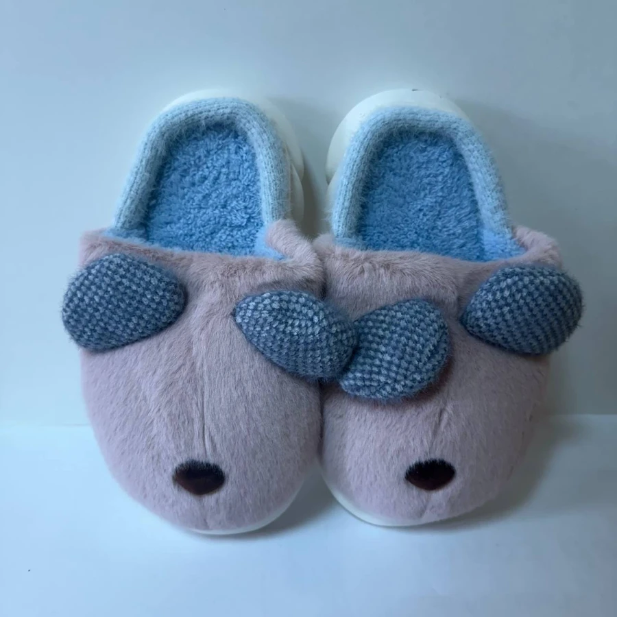Дитячі капці Funny Ears, розмір 30–35, рожеві