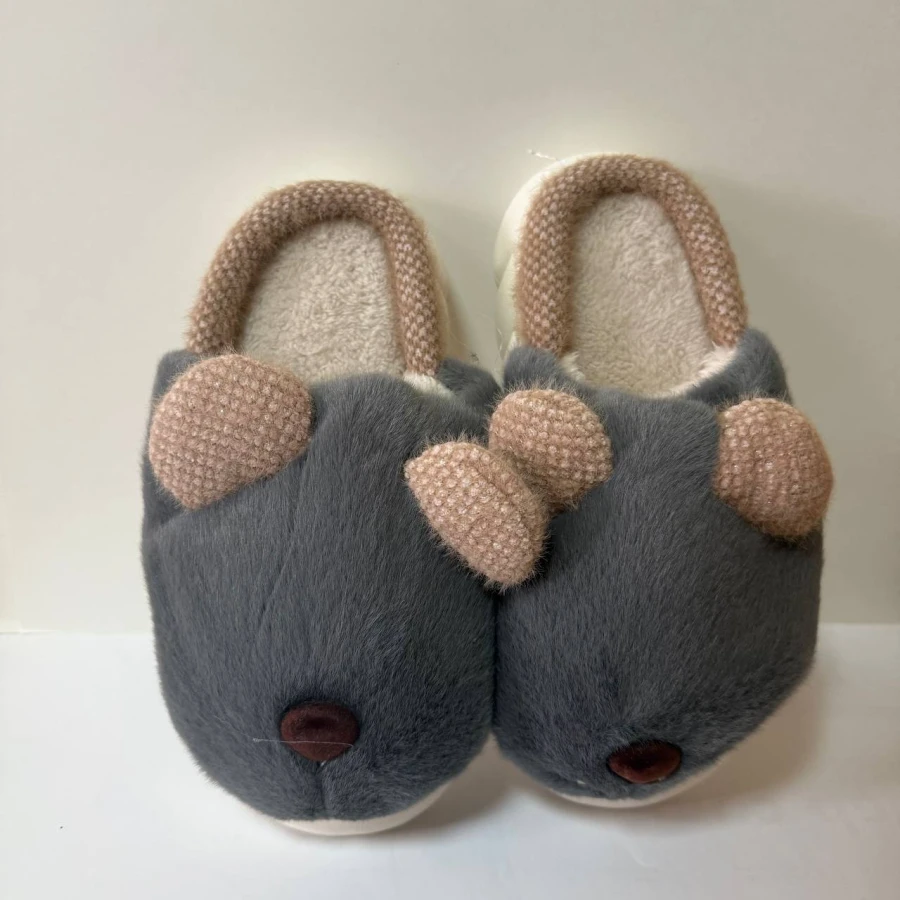 Дитячі капці Funny Ears, розмір 30–35, сірі