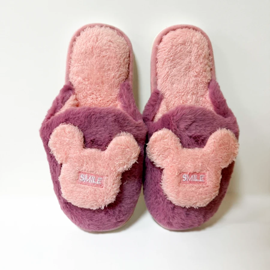 Домашні капці Smile Cozy, розмір 36–41, темно-рожеві