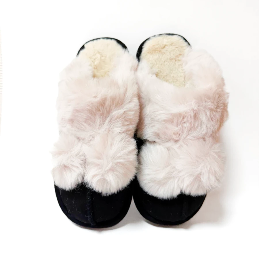 Тапочки Welpy Cozy Pompon чорні