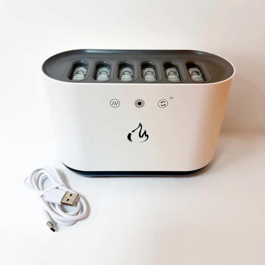Зволожувач повітря з RGB-підсвічуванням Sound & Steam 900 ml, білий