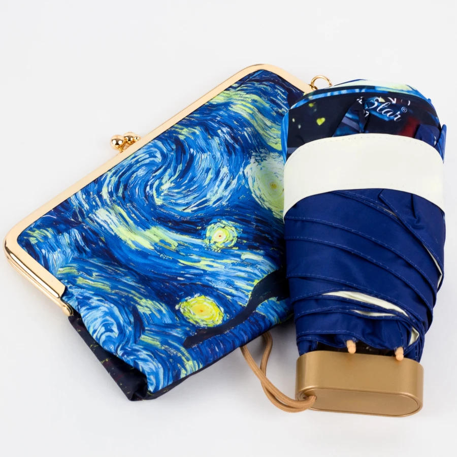 Парасоля механічна складна Зоряна ніч — Umbrella Starry Calm