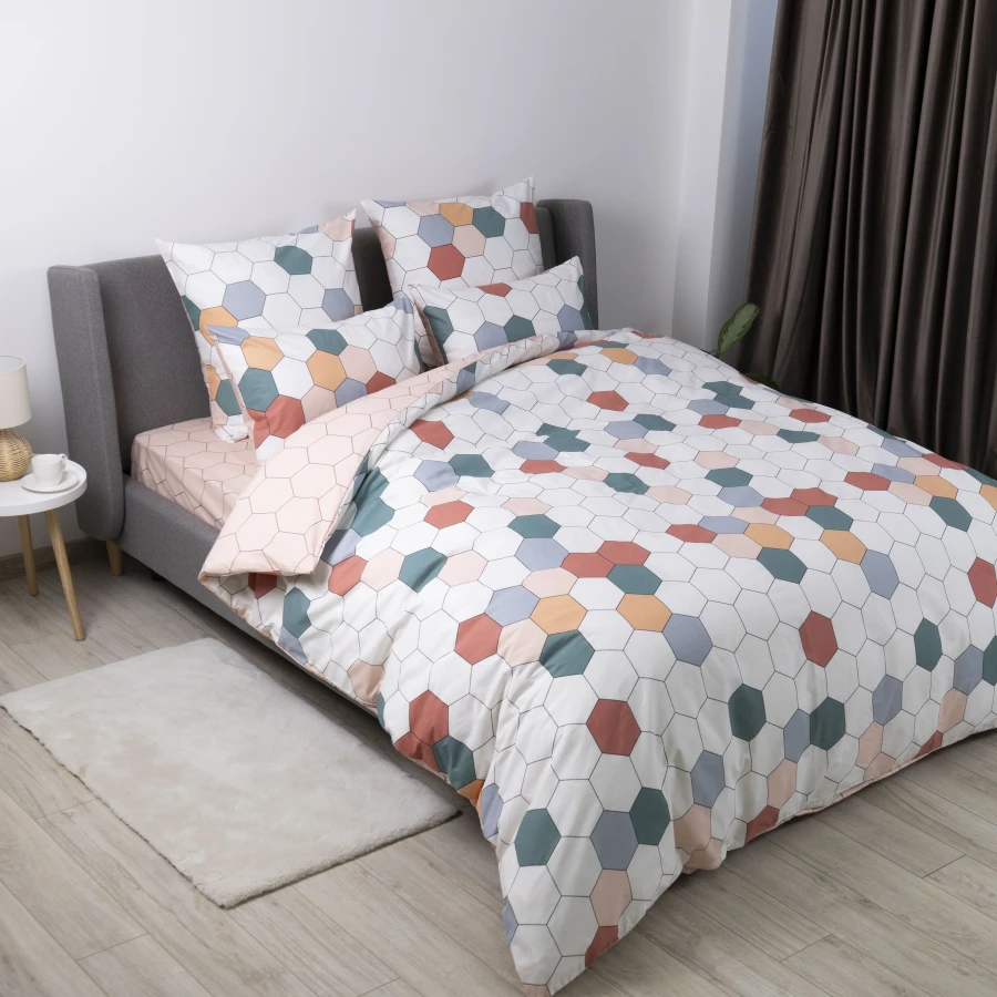 Комплект постільної білизни ТЕП Happy Sleep Барвисті соти