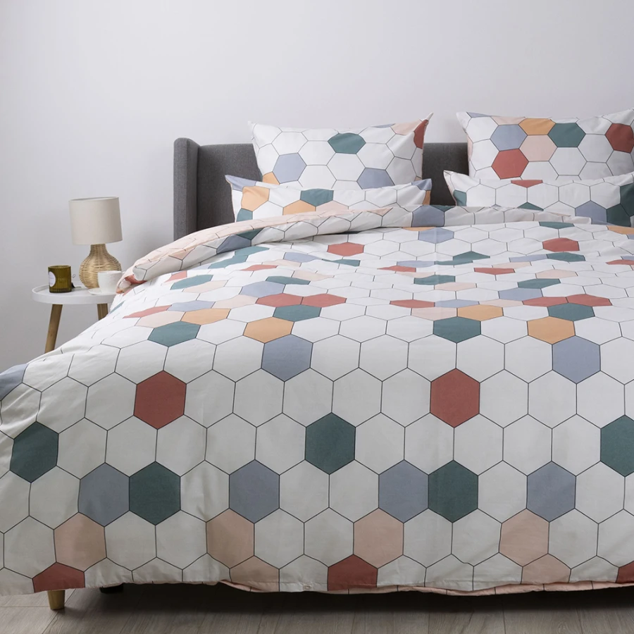 Комплект постільної білизни ТЕП Happy Sleep Барвисті соти