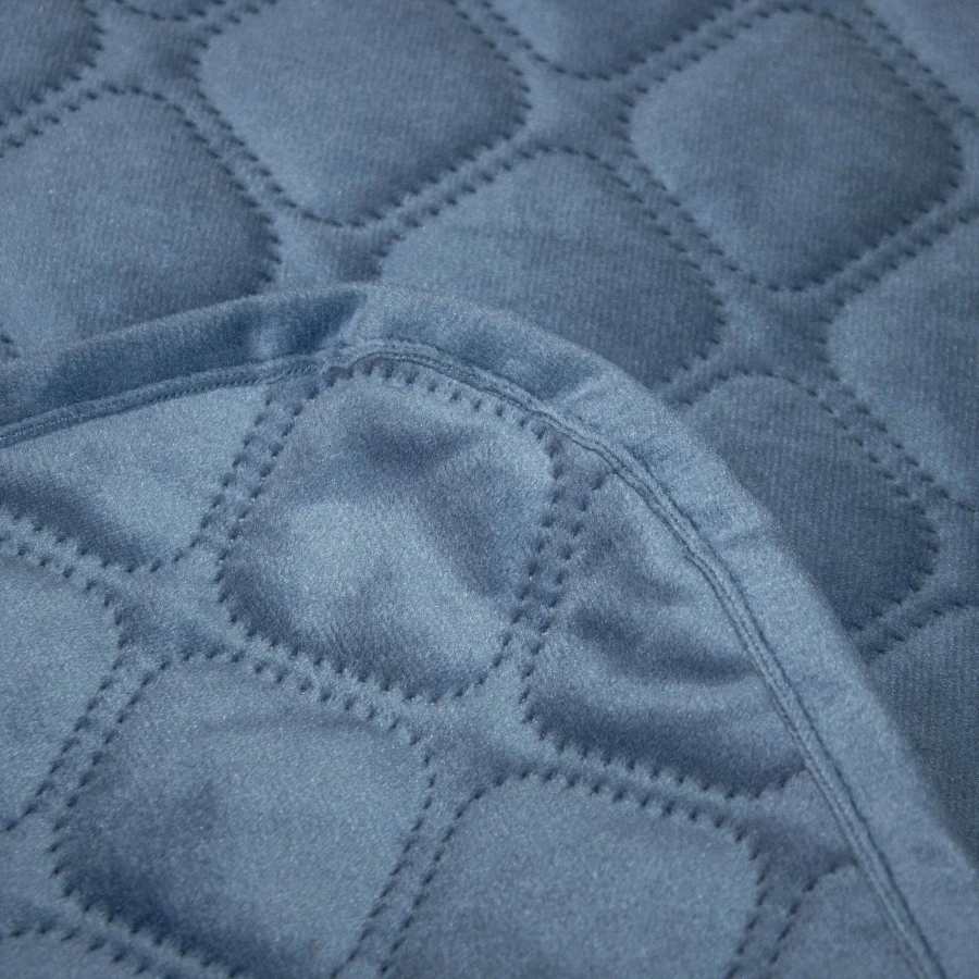 Покривало ТЕП "VELOUR" Azure blue/Ромб круглий