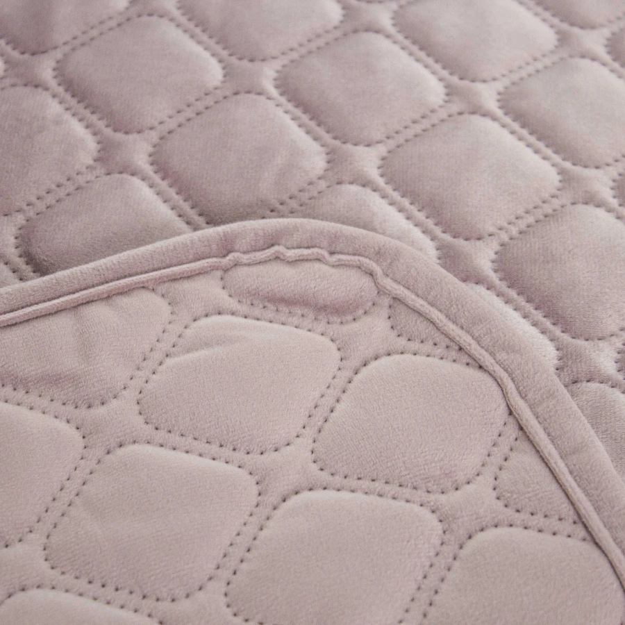 Покривало ТЕП "VELOUR" Elderberry/Ромб круглий