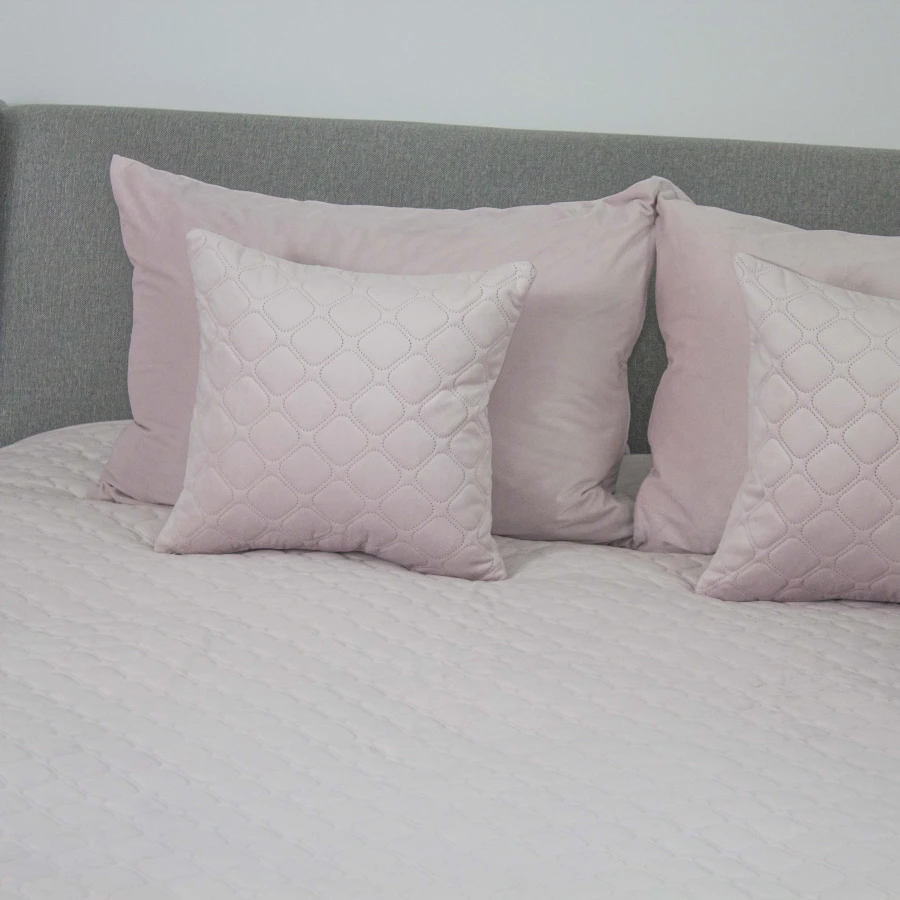 Покривало ТЕП "VELOUR" Lavender/Ромб круглий
