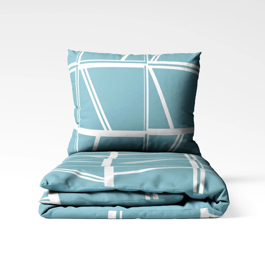 Комплект постільної білизни ТЕП Happy Sleep Aqua Grid