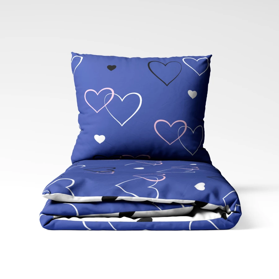 Комплект постільної білизни ТЕП Happy Sleep Navy Blue Love