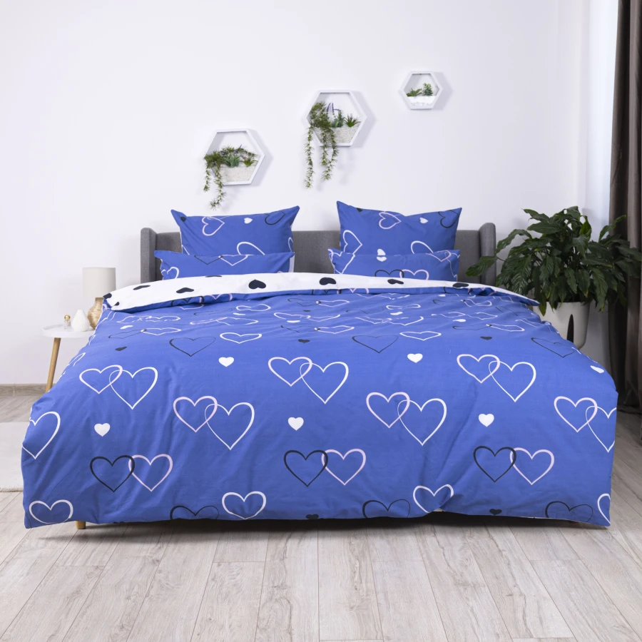 Комплект постільної білизни ТЕП Happy Sleep Navy Blue Love