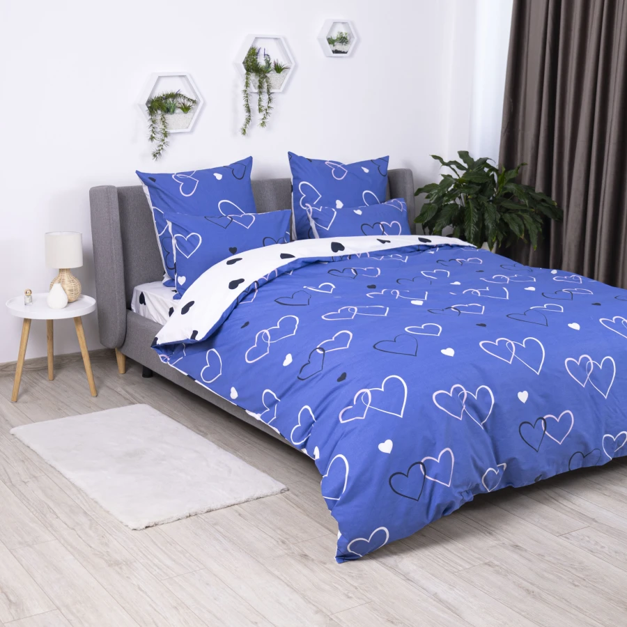 Комплект постільної білизни ТЕП Happy Sleep Navy Blue Love