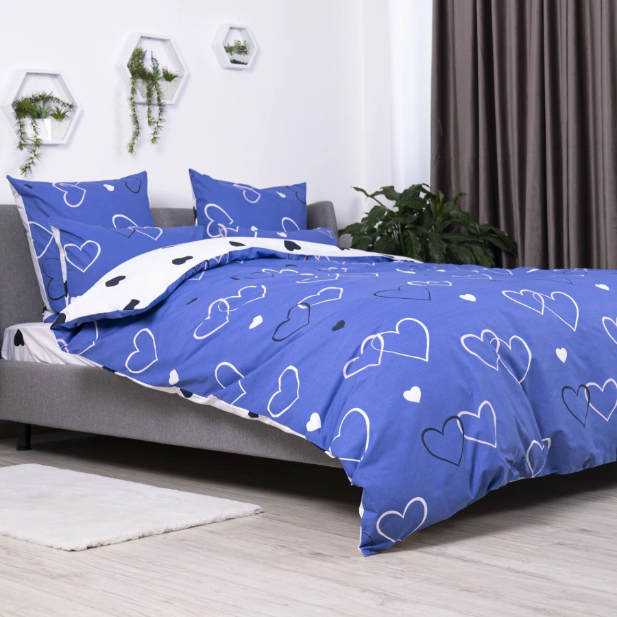 Комплект постільної білизни ТЕП Happy Sleep Navy Blue Love