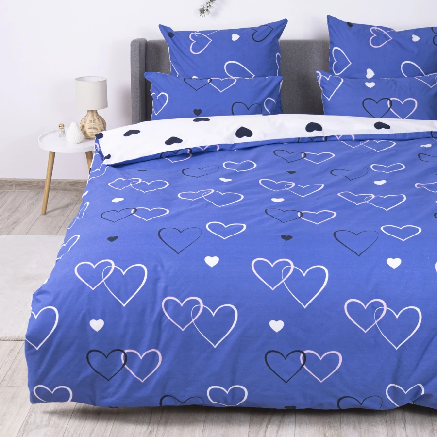 Комплект постільної білизни ТЕП Happy Sleep Navy Blue Love