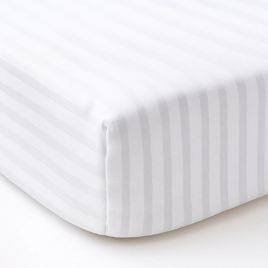 Простирадло на резинці Welpy Satin Delight Optical White