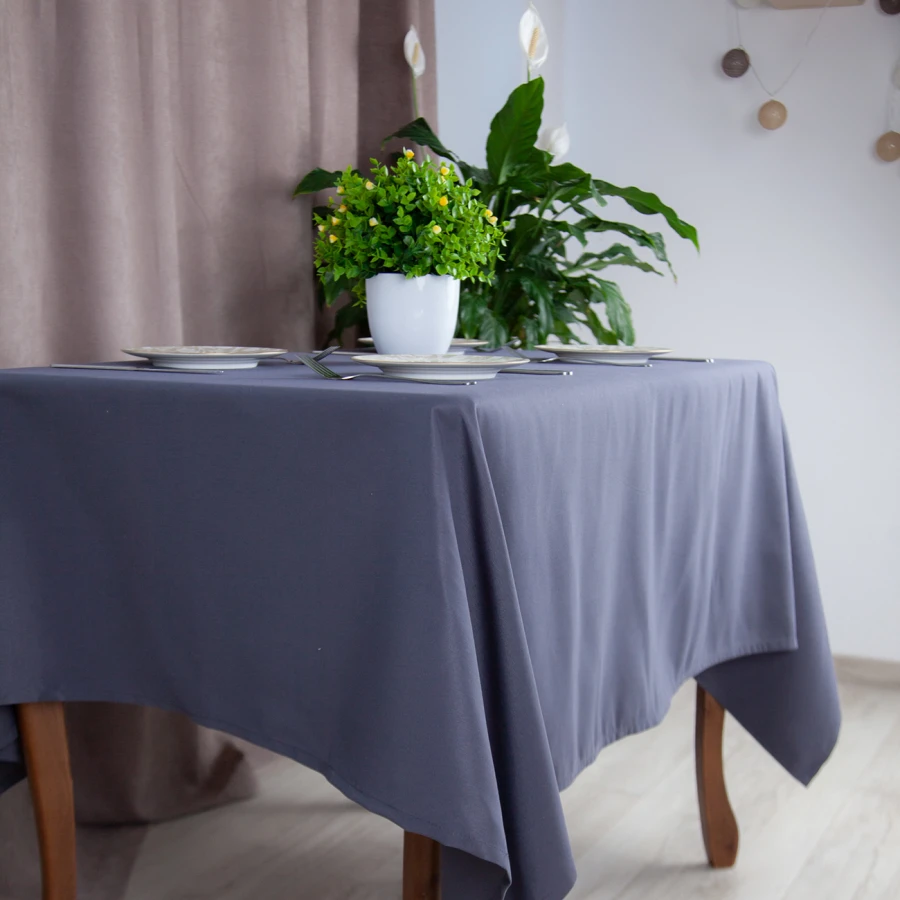 Скатертина "Aquastop" водовідштовхуюча Dark Gray